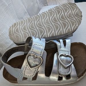 Rachel Shoes Lil Eve Toddler Girls Sandal Silver Size 8M